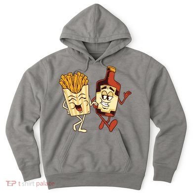 Fries And Ketchup Couple Hoodie