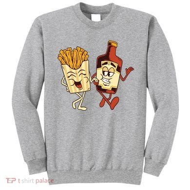 Fries And Ketchup Couple Sweatshirt