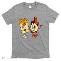 Fries And Ketchup Couple T-Shirt thumb 0