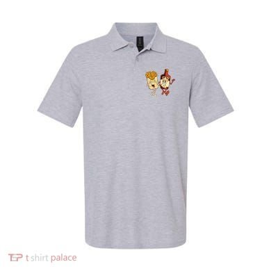 Fries And Ketchup Couple Polo