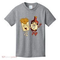 Fries And Ketchup Couple Kids T-Shirt thumb 0