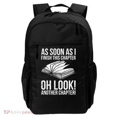 Funny Reading Just One More Chapter Book Lover Design Meaningful Gift Backpack