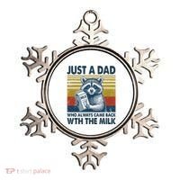 Funny Raccoon Just A Dad Who Always Came Back With The Milk Ornament thumb 0