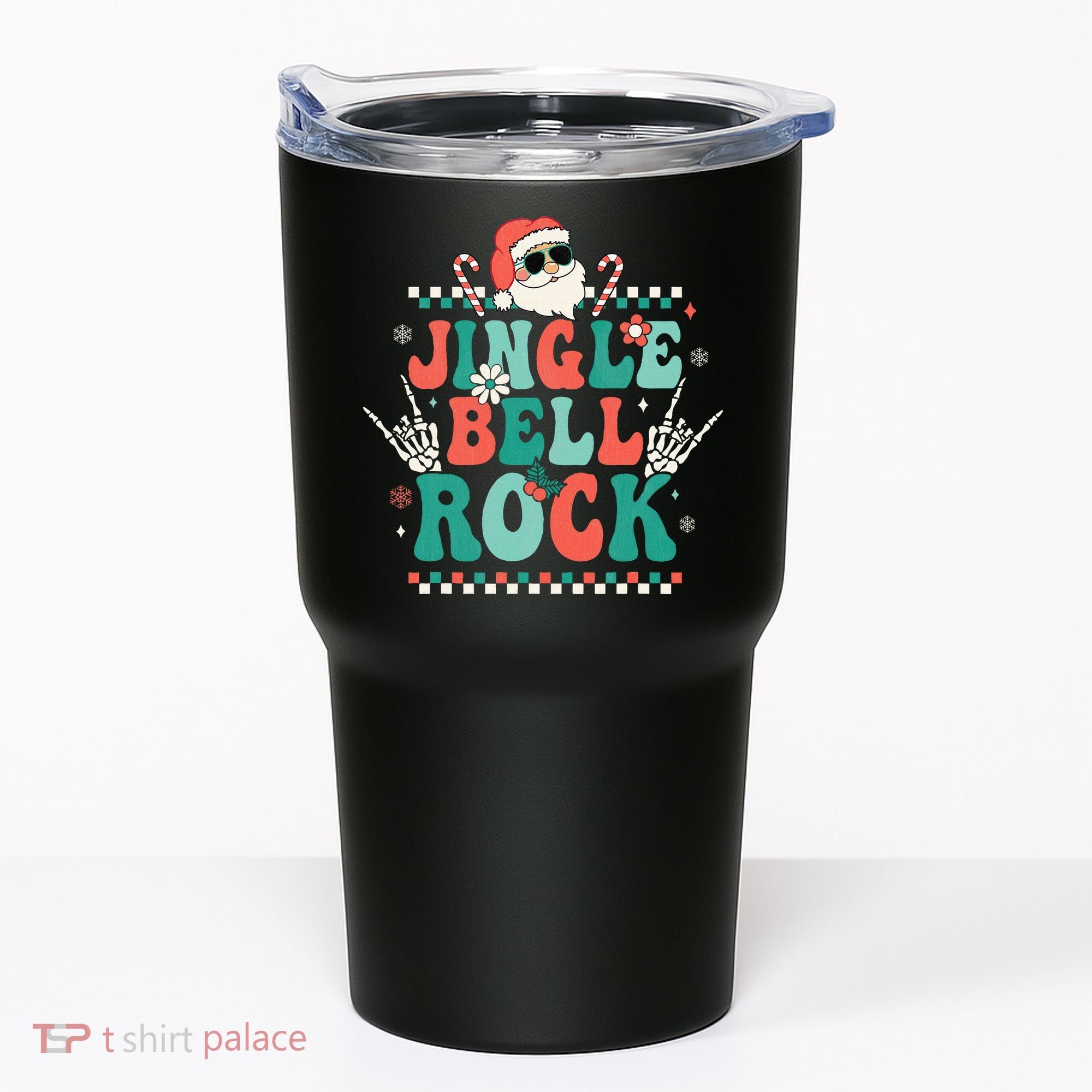 Festive Retro Jingle Bell Christmas Costume Tumbler