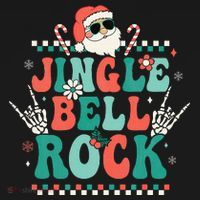 Festive Retro Jingle Bell Christmas Costume Women's Tank Top thumb 5
