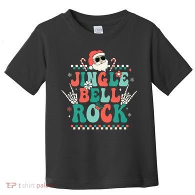 Festive Retro Jingle Bell Christmas Costume Toddler T-Shirt
