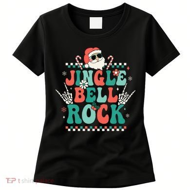 Festive Retro Jingle Bell Christmas Costume Women's T-Shirt