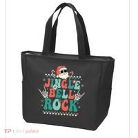 Festive Retro Jingle Bell Christmas Costume Tote Bag thumb 3