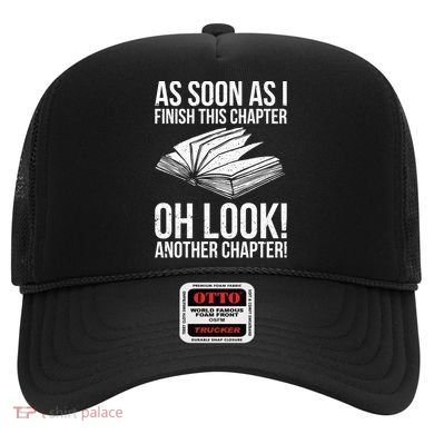 Funny Reading Just One More Chapter Book Lover Design Gift Hat
