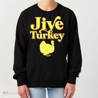 Funny Retro Jive Thanksgiving Turkey Women's Sweatshirt thumb 0