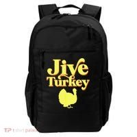 Funny Retro Jive Thanksgiving Turkey Backpack thumb 0