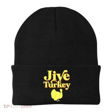 Funny Retro Jive Thanksgiving Turkey Beanie