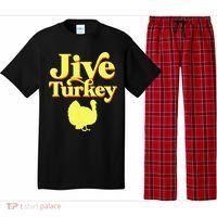 Funny Retro Jive Thanksgiving Turkey Pajama Set thumb 0