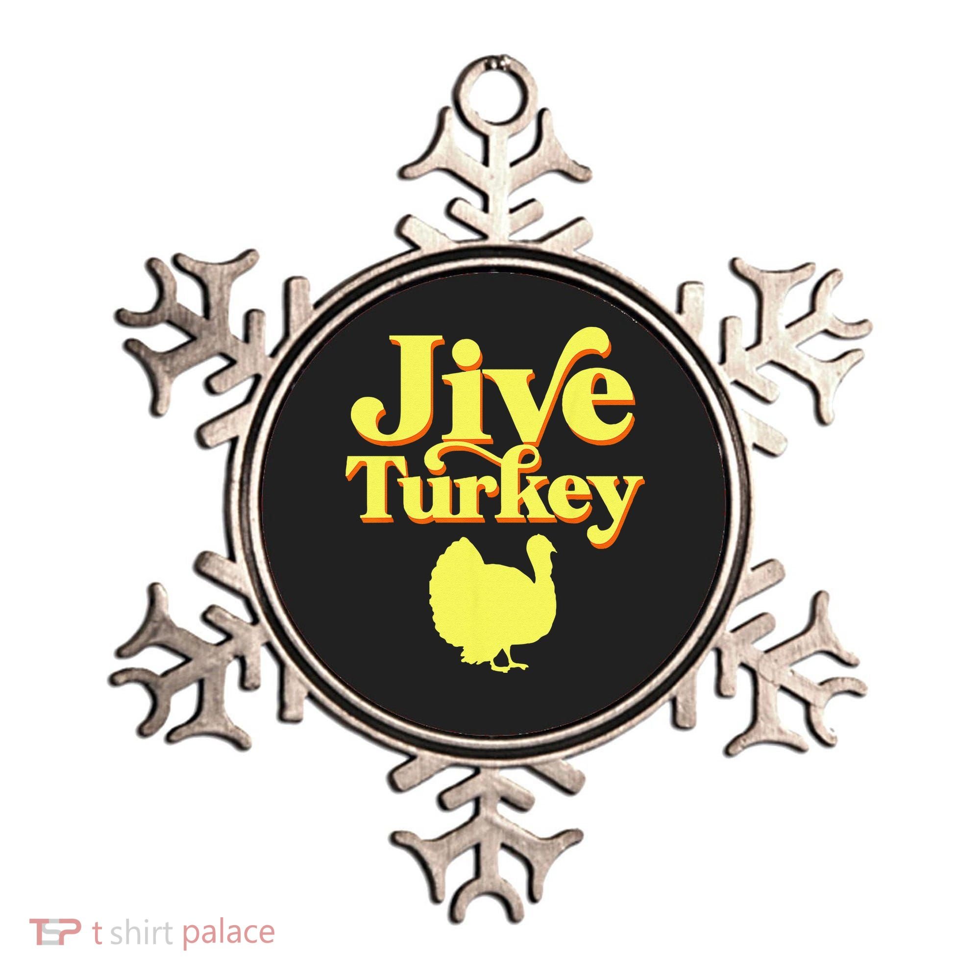 Funny Retro Jive Thanksgiving Turkey Ornament