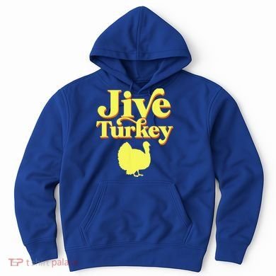Funny Retro Jive Thanksgiving Turkey Hoodie