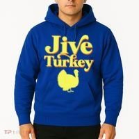 Funny Retro Jive Thanksgiving Turkey Hoodie thumb 2