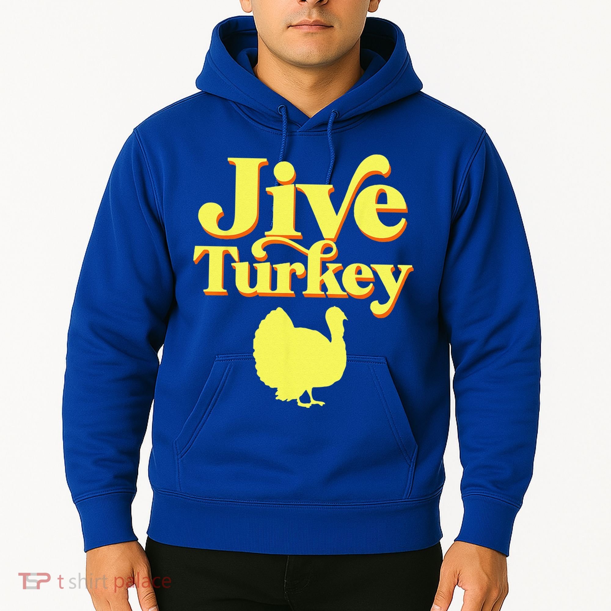 Funny Retro Jive Thanksgiving Turkey Hoodie