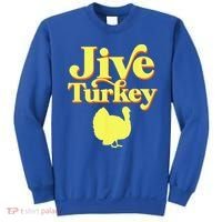 Funny Retro Jive Thanksgiving Turkey Sweatshirt thumb 0