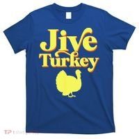 Funny Retro Jive Thanksgiving Turkey T-Shirt thumb 0