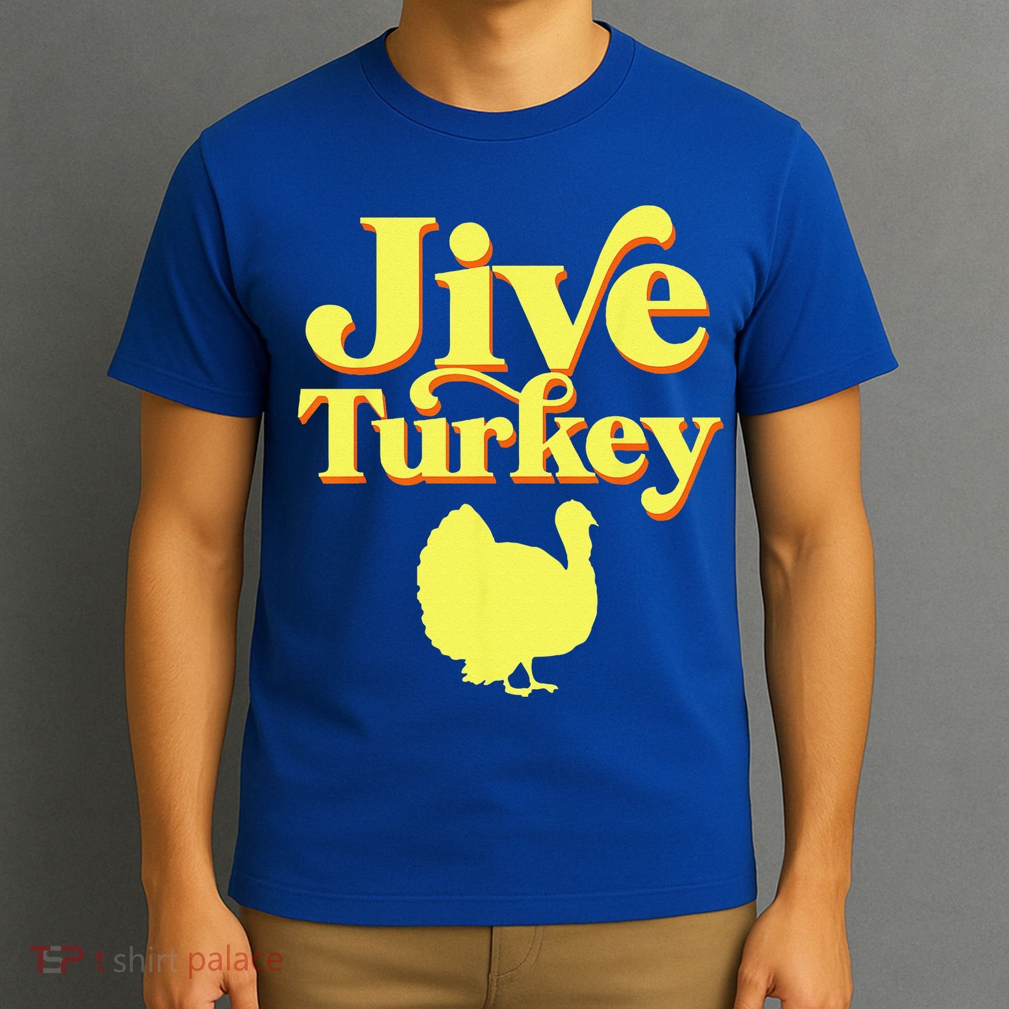 Funny Retro Jive Thanksgiving Turkey T-Shirt