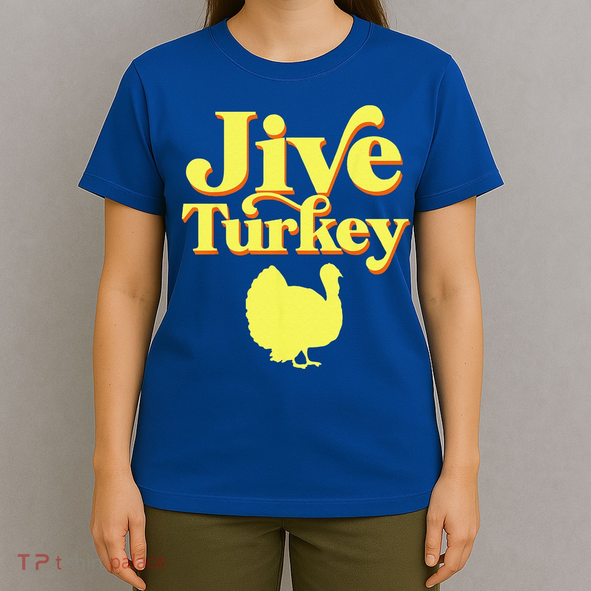 Funny Retro Jive Thanksgiving Turkey T-Shirt