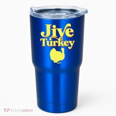 Funny Retro Jive Thanksgiving Turkey Tumbler