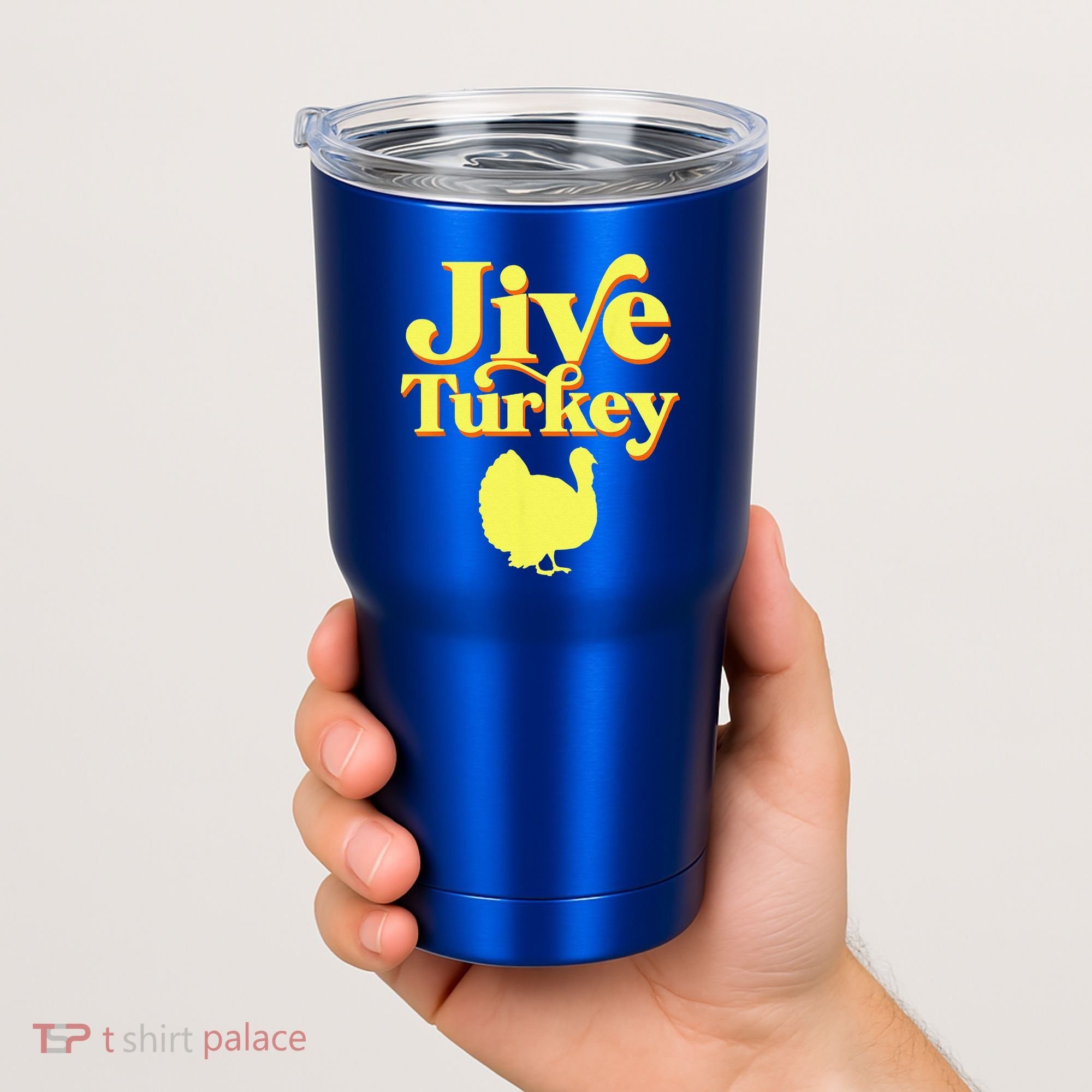 Funny Retro Jive Thanksgiving Turkey Tumbler