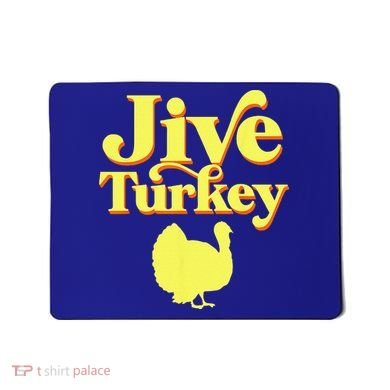 Funny Retro Jive Thanksgiving Turkey Mousepad