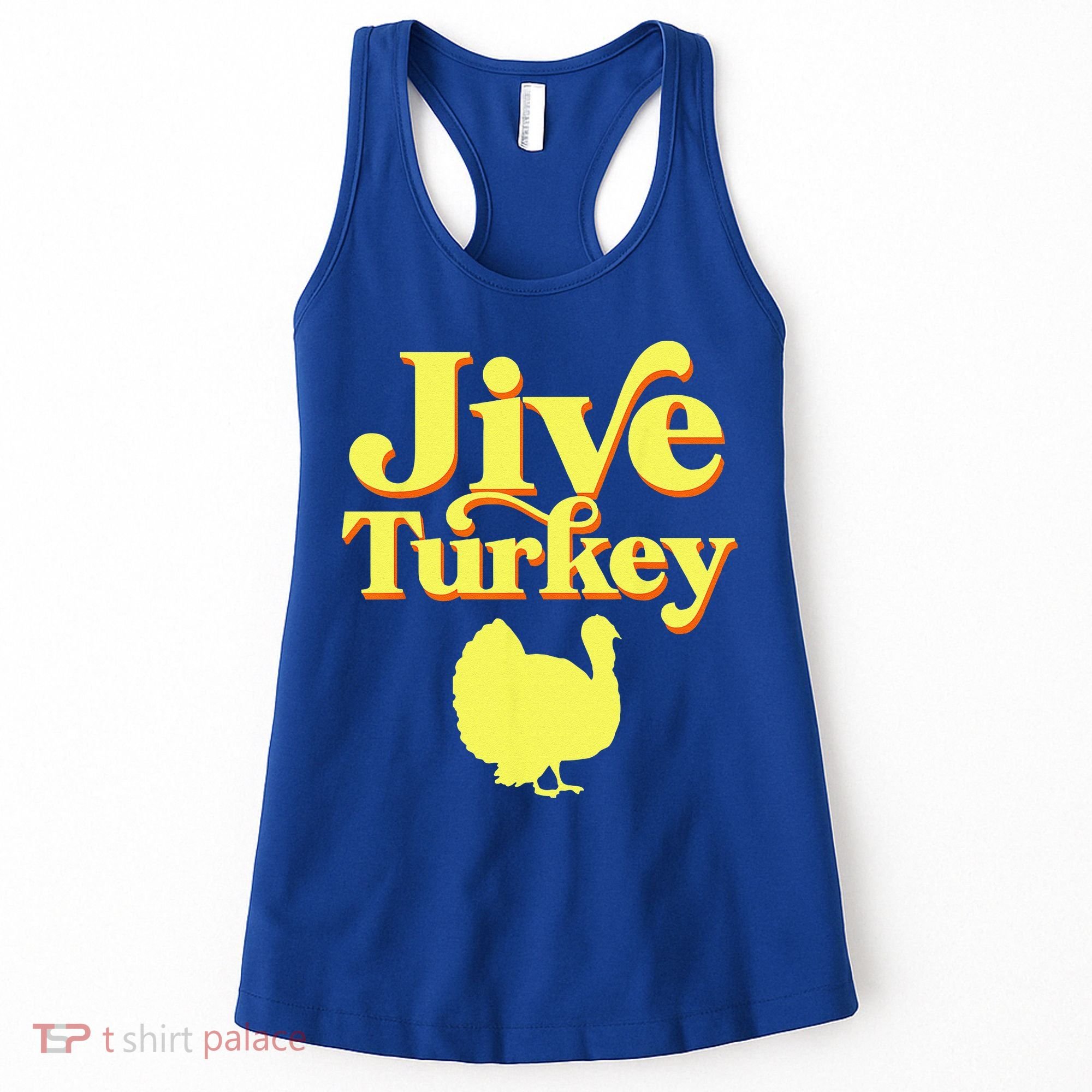 Funny Retro Jive Thanksgiving Turkey Women's Tank Top