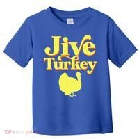 Funny Retro Jive Thanksgiving Turkey Toddler T-Shirt thumb 0