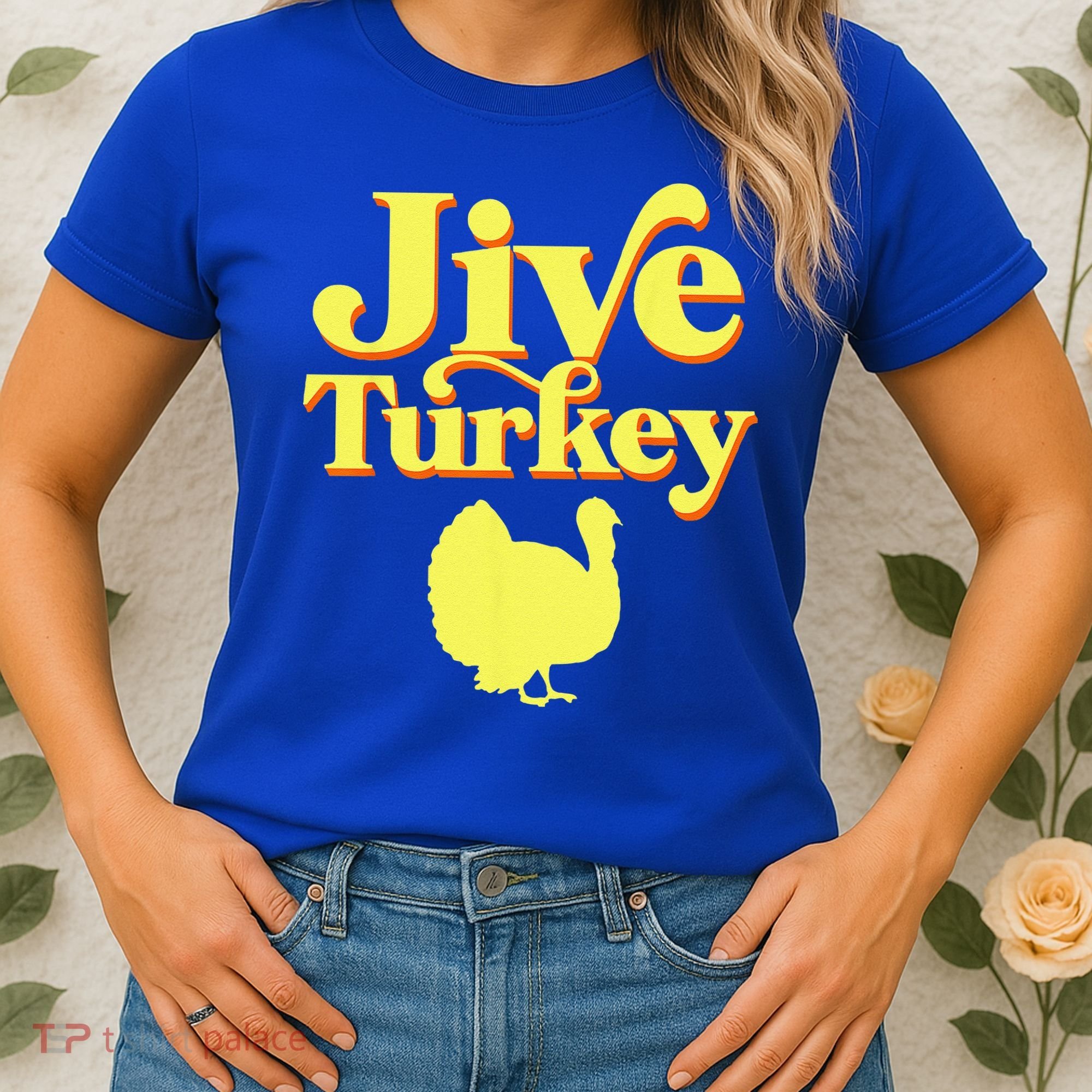 Funny Retro Jive Thanksgiving Turkey Women's T-Shirt