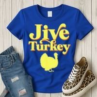 Funny Retro Jive Thanksgiving Turkey Women's T-Shirt thumb 3