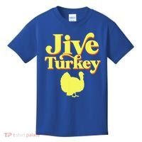 Funny Retro Jive Thanksgiving Turkey Kids T-Shirt thumb 0