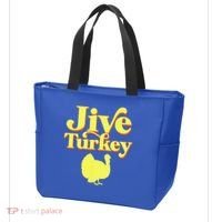 Funny Retro Jive Thanksgiving Turkey Tote Bag thumb 3