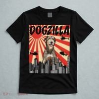 Funny Retro Japanese Dogzilla Irish Wolfhound T-Shirt thumb 5