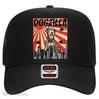 Funny Retro Japanese Dogzilla Irish Wolfhound Hat thumb 0