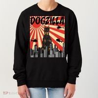 Funny Retro Japanese Dogzilla Doberman Pinscher Women's Sweatshirt thumb 0