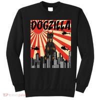 Funny Retro Japanese Dogzilla Doberman Pinscher Sweatshirt thumb 0