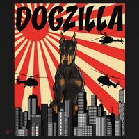 Funny Retro Japanese Dogzilla Doberman Pinscher Women's Hoodie thumb 2