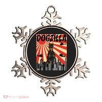 Funny Retro Japanese Dogzilla Doberman Pinscher Ornament thumb 0