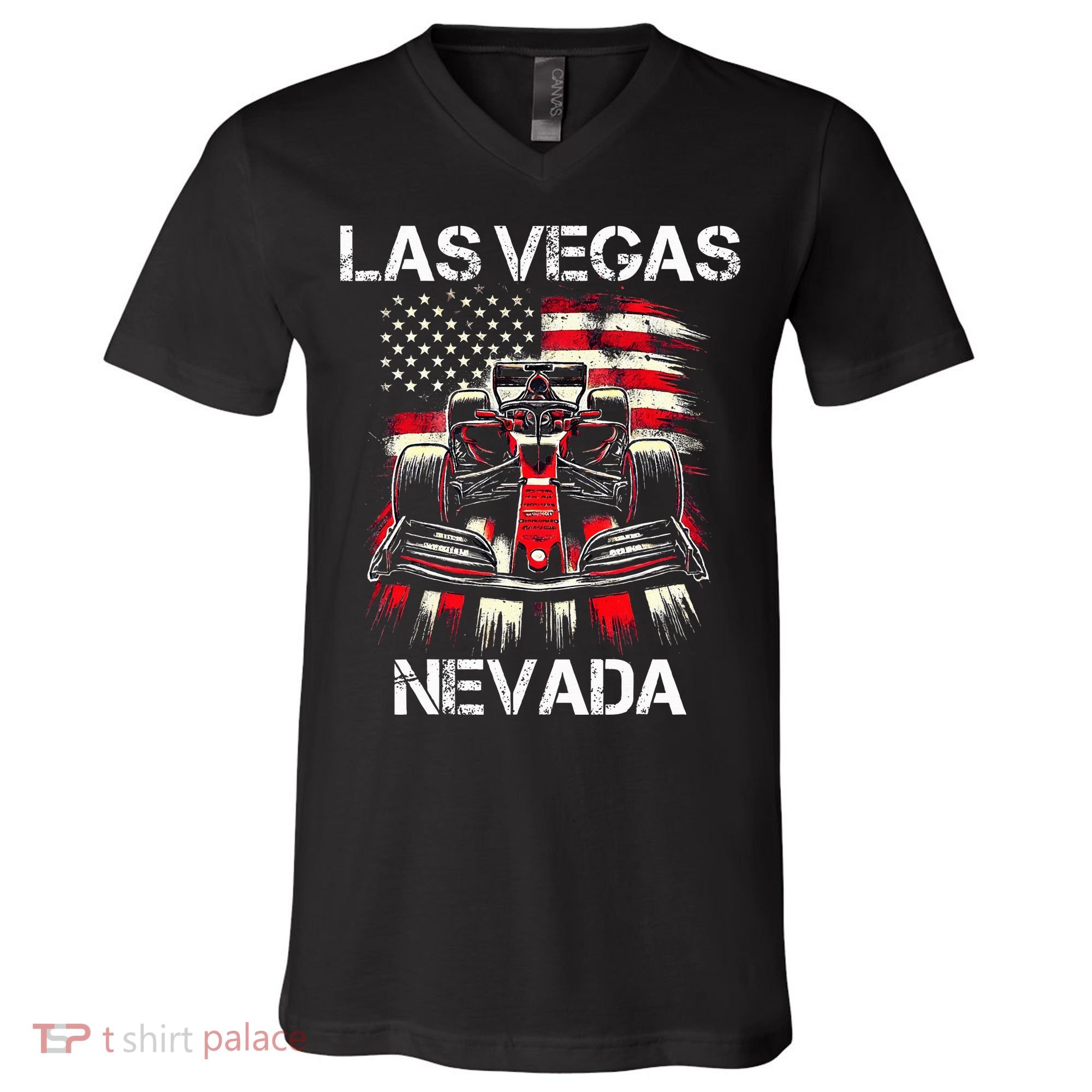 Formula Racing Las Vegas Nevada Circuit 2024 Grand Prix V-Neck T-Shirt