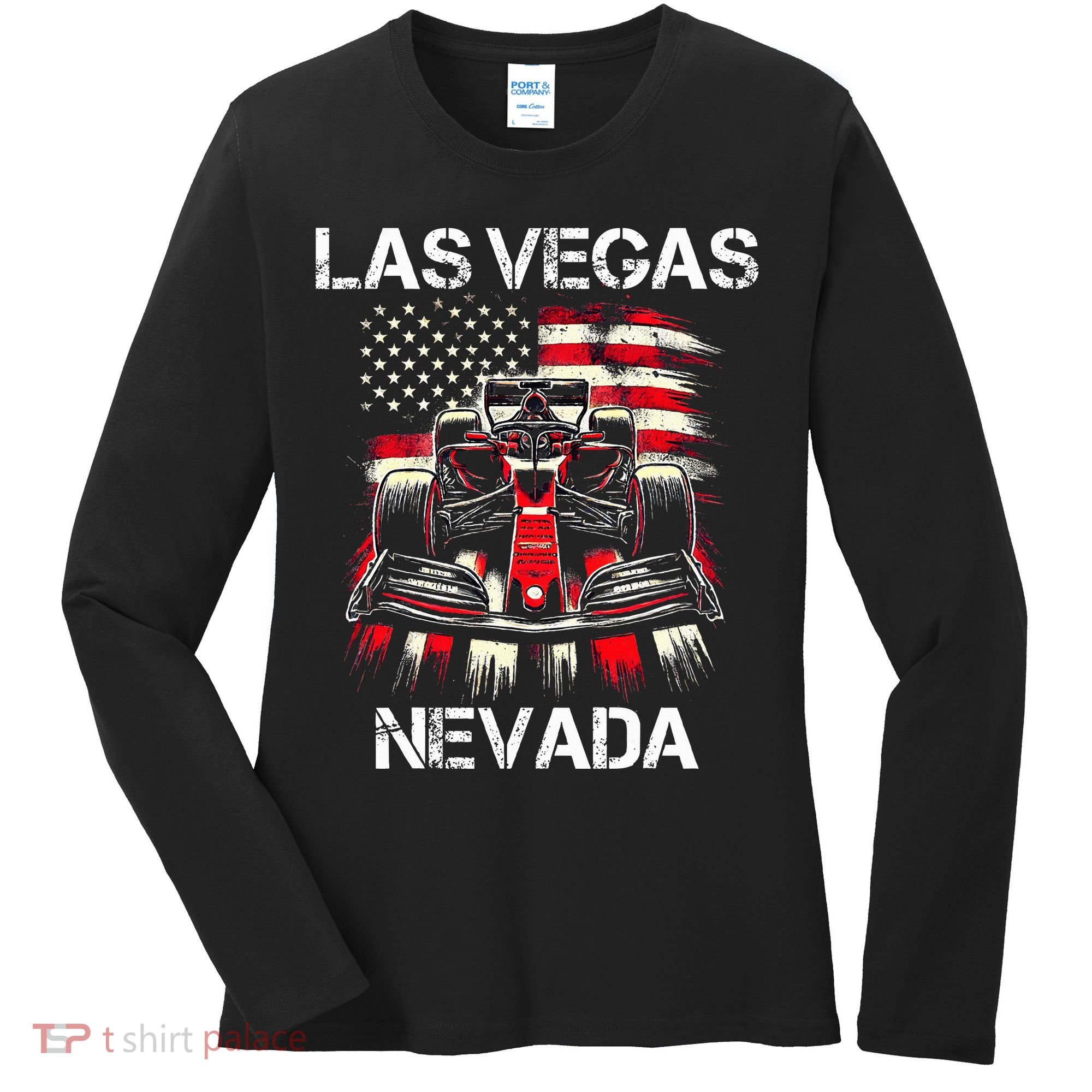 Formula Racing Las Vegas Nevada Circuit 2024 Grand Prix Women's Long Sleeve Shirt