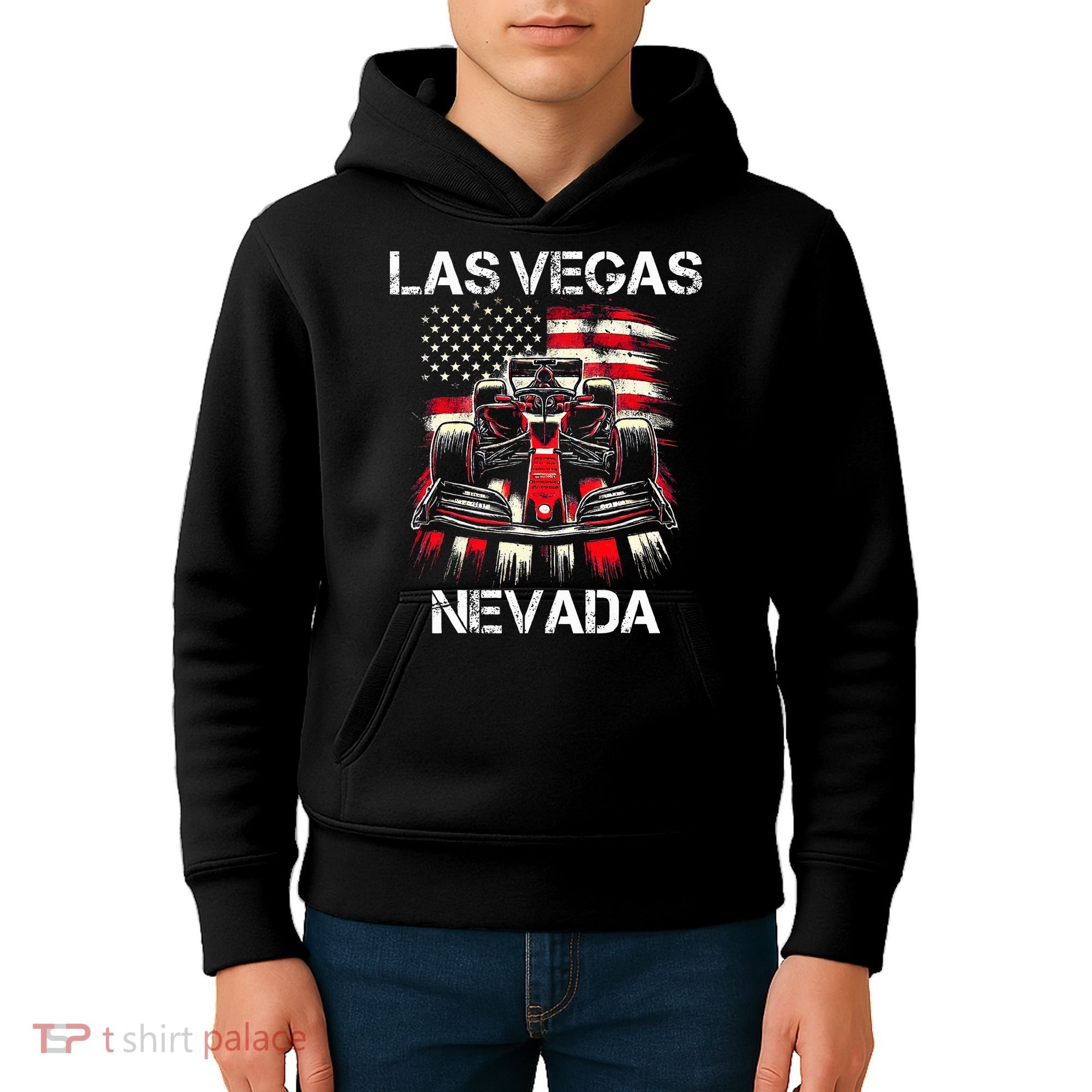 Formula Racing Las Vegas Nevada Circuit 2024 Grand Prix Kids Hoodie