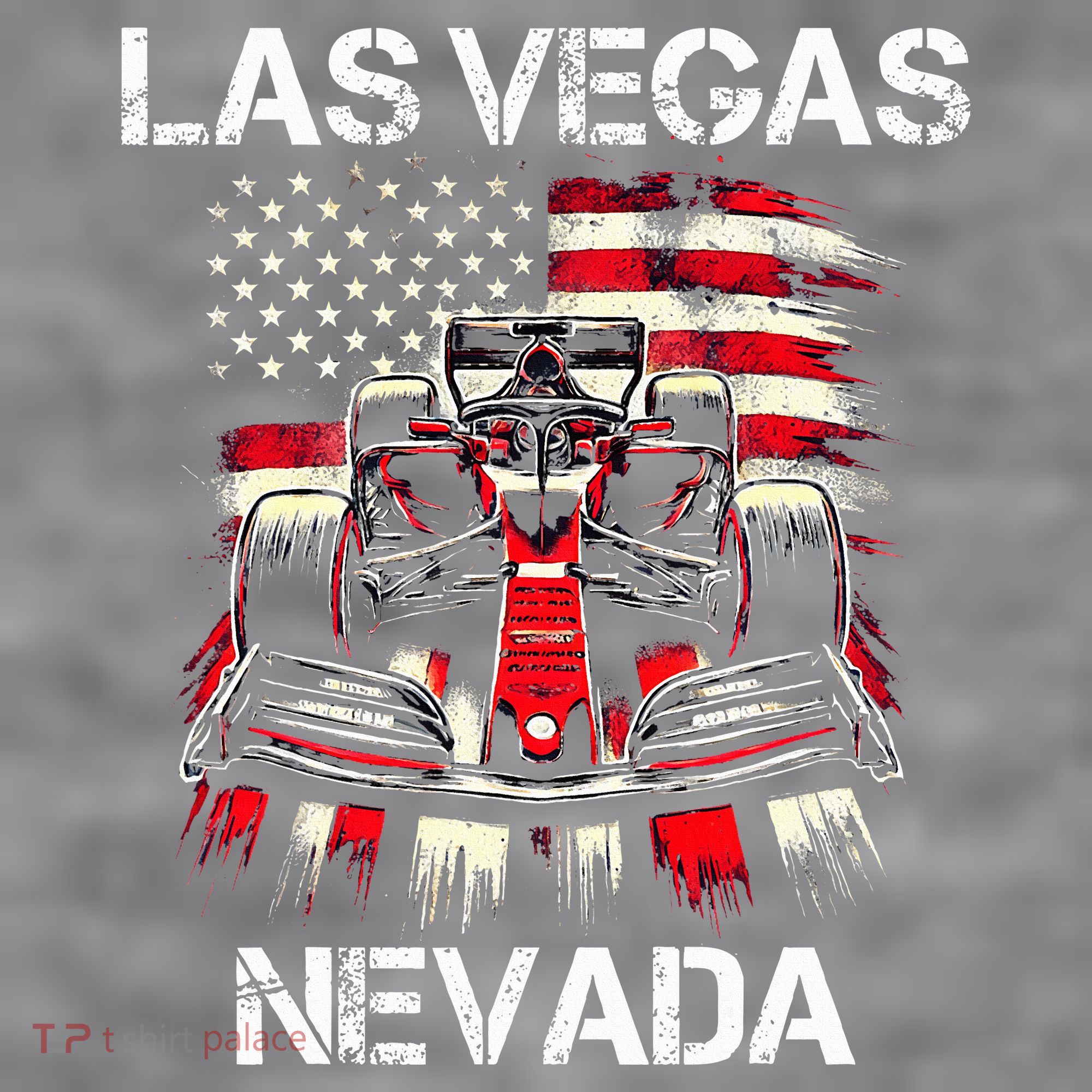 Formula Racing Las Vegas Nevada Circuit 2024 Grand Prix Women's Racerback Cropped Tank