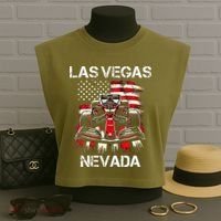 Formula Racing Las Vegas Nevada Circuit 2024 Grand Prix Garment-Dyed Women's Muscle Tee thumb 3