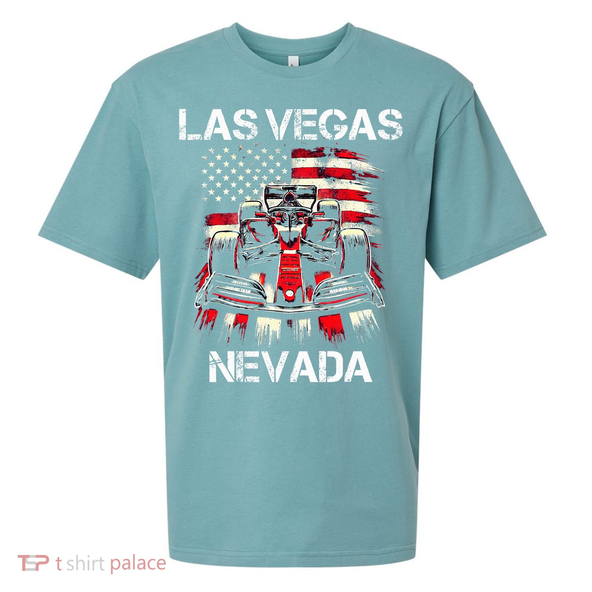 Formula Racing Las Vegas Nevada Circuit 2024 Grand Prix Sueded Cloud Jersey T-Shirt