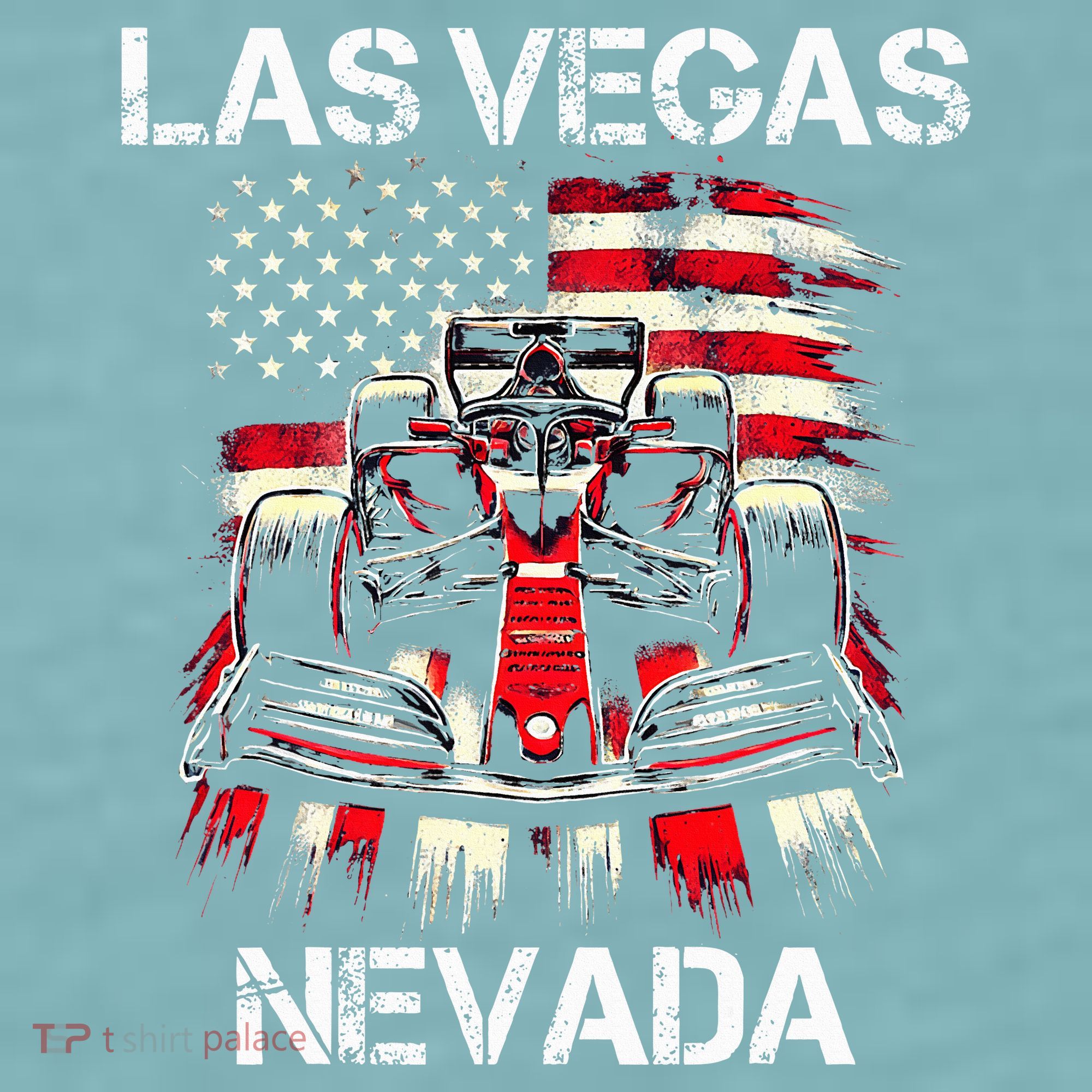 Formula Racing Las Vegas Nevada Circuit 2024 Grand Prix Sueded Cloud Jersey T-Shirt