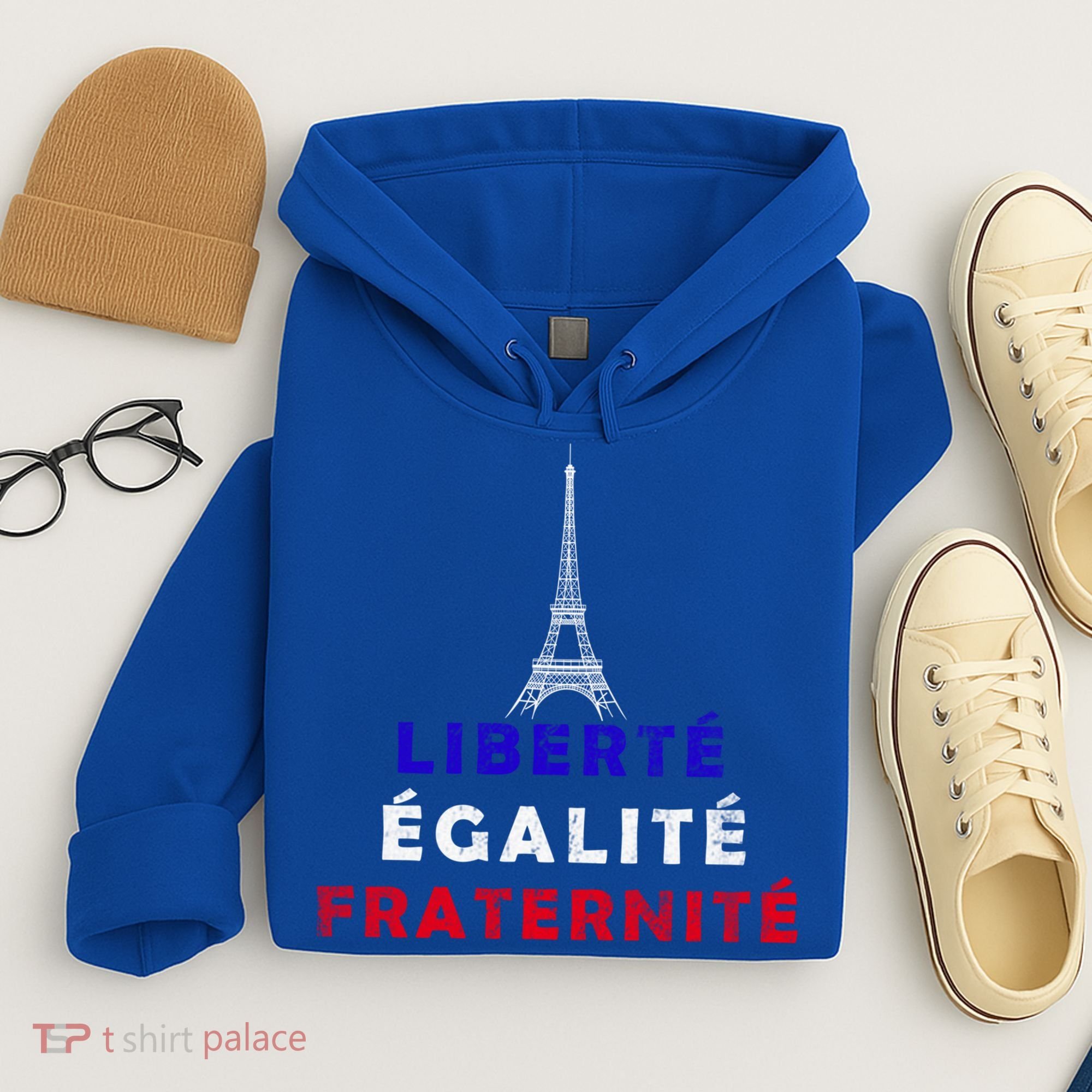 French Revolution Liberty Equality Fraternity Bastille Day Funny Gift Hoodie