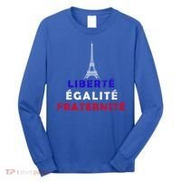 French Revolution Liberty Equality Fraternity Bastille Day Funny Gift Long Sleeve Shirt thumb 0