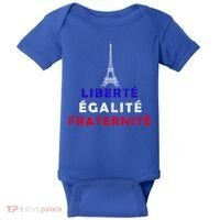 French Revolution Liberty Equality Fraternity Bastille Day Funny Gift Baby Bodysuit thumb 0